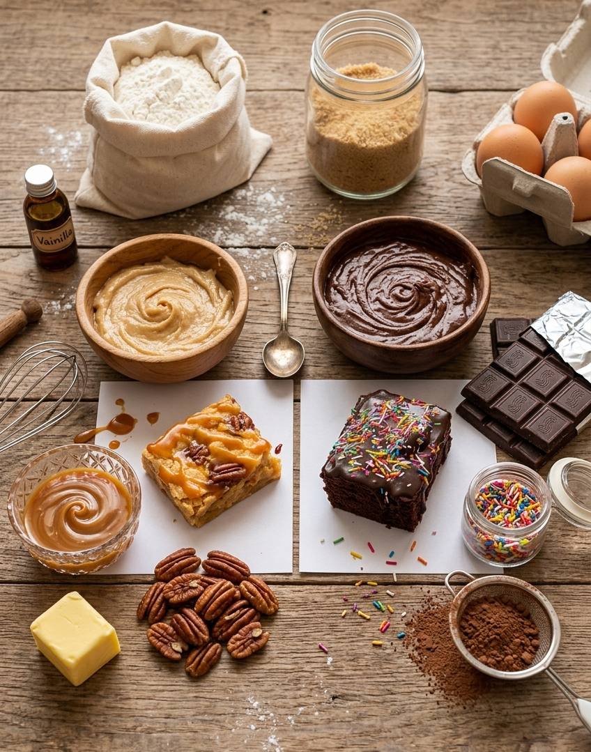 Brownies & Blondies (Recetario escrito)